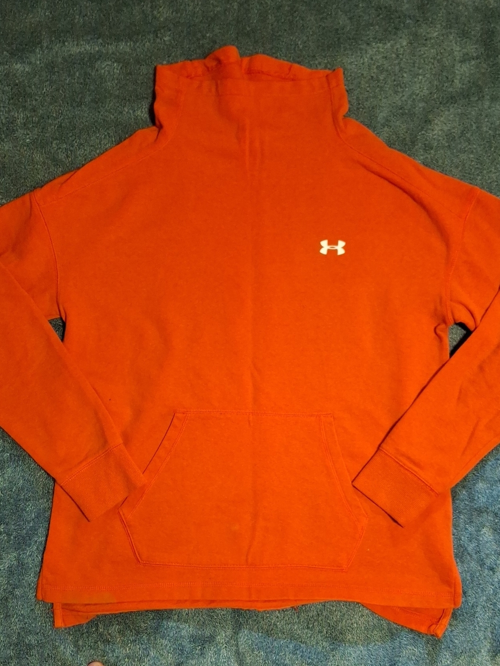 Under Armour Orange Turtleneck Pullover Sweatshirt